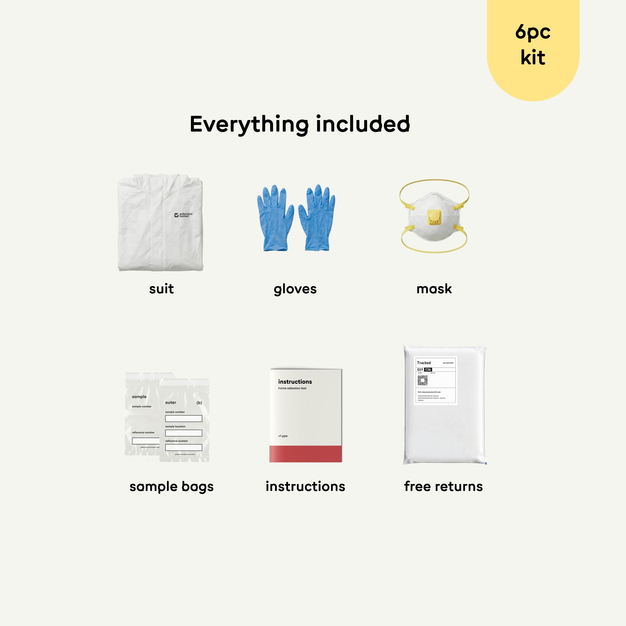 DIY Asbestos Test Kit + PPE